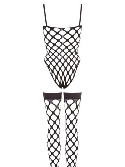 BODY IN RETE A MAGLIA LARGA CON CALZE COORDINATE - TAGLIA UNICA