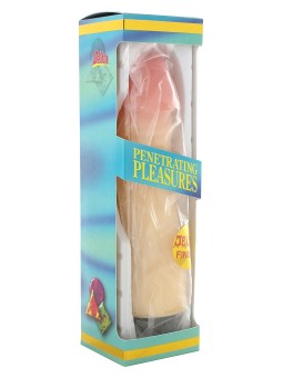 VIBRATORE REALISTICO "RUBBER PINK" - 20 CM