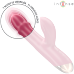 INTENSE - CHLOE VIBRATORE MULTIFUNZIONE 3 IN 1 ROSSO - immagine 4