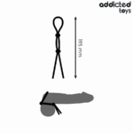 ADDICTED TOYS - CORDA IN SILICONE PER IL PENE A DOPPIO ANELLO - immagine 4